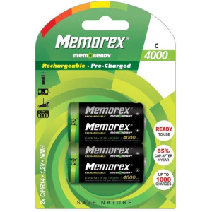 Akumulatorki Ni-MH Memorex - wysoka wydajność C