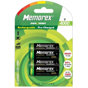 Akumulatorki Ni-MH Memorex - wysoka wydajność D