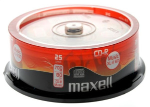 Cd-r 700mb Music Audio Xl-ii 80 Min Cake*25 Szt.