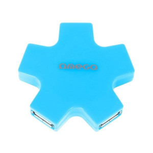 Hub Usb 2.0 4 Port Star Blue