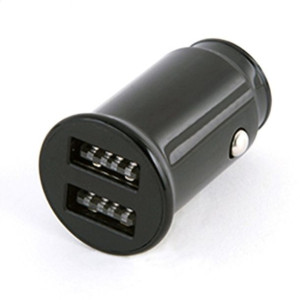 Ładowarka Samochodowa 10W 2xUSB 2.1A CZARNA