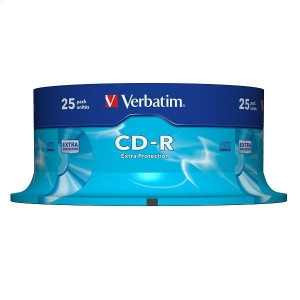 Cd-r 700mb 52x Dodatkowa Ochrona*25 Szt. Verbatim
