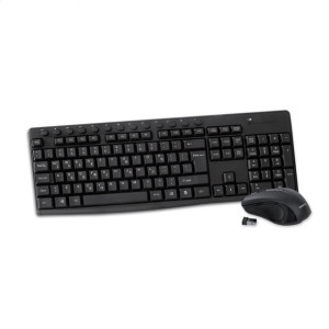 Klawiatura Gr + Mysz M-media W-less Zestaw 2,4 Ghz