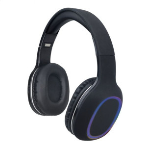 Słuchawkowy Bezprzewodowe Bluetooth Czarny Led