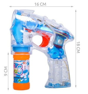 Pistolet do baniek mydlanych - zestaw