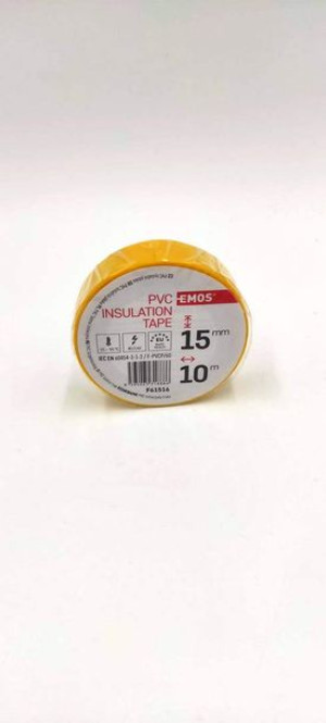 Taśma izolacyjna PVC 15mm / 10m żółta
