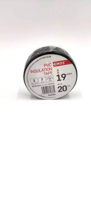 Taśma izolacyjna PVC 19mm / 20m czarna