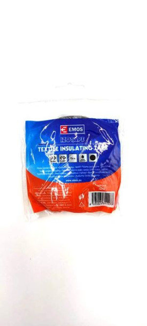 Tasma Izolacyjna Tekstylna 15mm / 15m Czarna