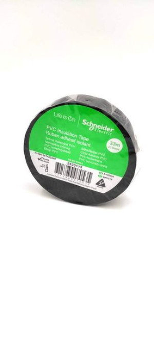 Taśma izolacyjna 19mm 33m czarna Schneider