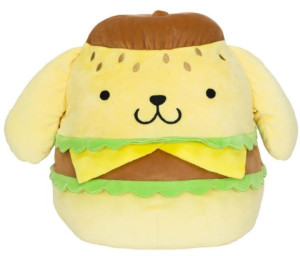 Squishmallows Hello Kitty Pompompurin Burger 20 cm
