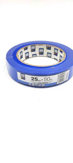 Taśma malarska niebieska UV PSB 25mm x 50m