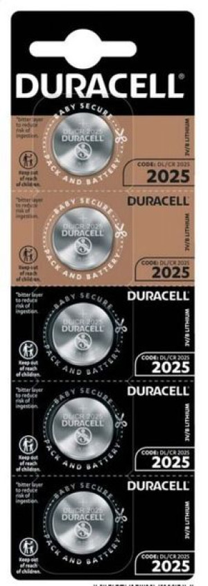 Duracell Battery Lithium Dl2025 Bl*5