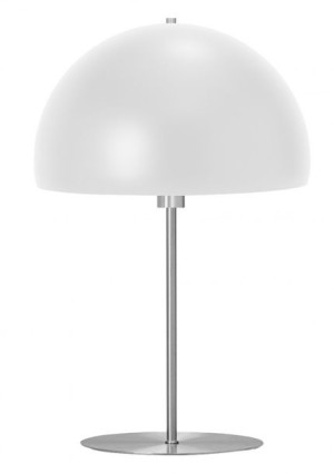 Platinet Table Lamp E27 25w Metal Round Shade 1,5 M Cable White [45674]
