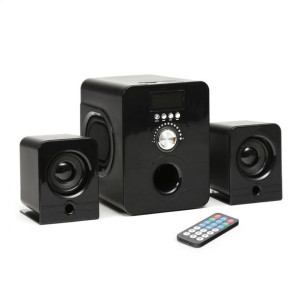 Platinet Speakers / Głośnik 2.1 With Subwoofer Bang Black [45616]