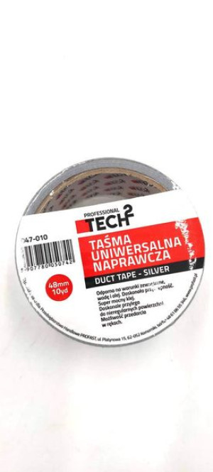 Taśma DUCTsrebrna48mm10ydTECH2