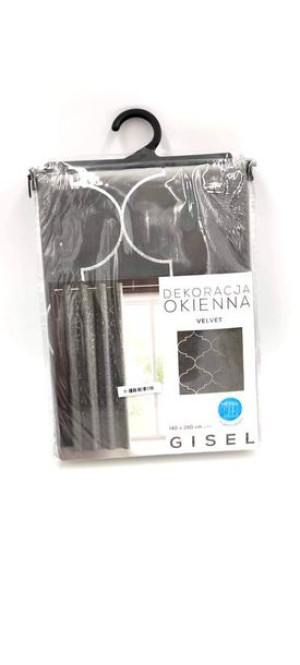 Zasłona Gotowa Zas/gisel/sr+sr 140x250 Przel