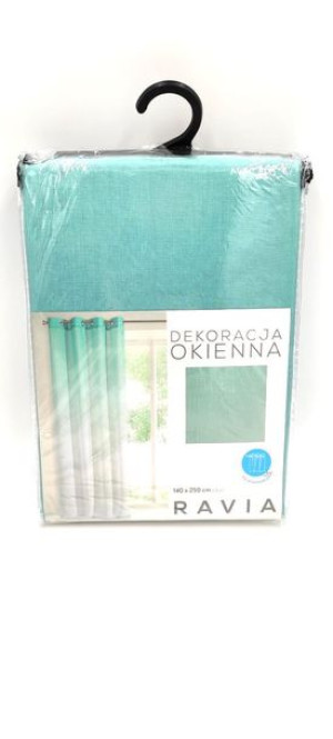 zasłona gotowa 140x250 ZAS/RAVIA/B+TURK 140X250 PRZEL 381