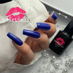 037 Smartnail Lakier hybrydowy Blue 6ml 6g NIEBIESKI Odcienie niebieskiego