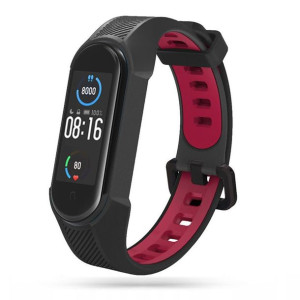Tech-protect Armour Xiaomi Mi Smart Band 5/6/6 Nfc/7 Black/red
