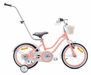 Rowerek dla dziewczynki 16 cali Heart bike morelowy