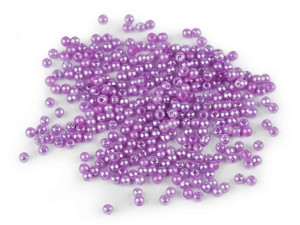 Koraliki Plastikowe Glnce 3mm 100szt