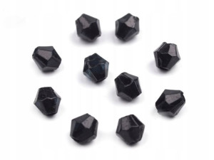 Kryształki Diamentowe Czarne 12mm 12szt