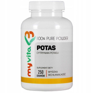 Myvita Potas Cytrynian Potasu Proszek 250g