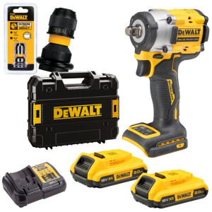 Klucz udarowy 406Nm DeWALT DCF921D2 +adapter bita