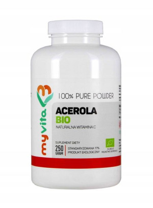 Acerola Proszek Bio 250g Naturalna Witamina C Myvita