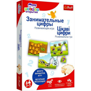 Gra edukacyjna dla dzieci Mały odkrywca Cyfry wersja ukraińska UA 02162 Tre