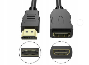 Przedłużacz HDMI-HDMI 2.0 4K Full HD3D