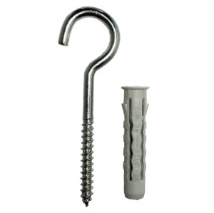Kołek rozporowy 6x30mm hak sufitowy 4x40 /10szt/