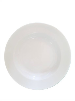 Talerz Głęboki Biały Ćmielów Pułaski 0000 Gat Ii 22,5 Cm