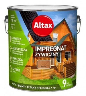 ALTAX Impregnat Żywiczny 9l KASZTAN