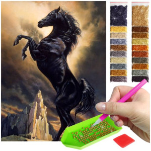 Haft Diamentowy, Obraz 5D, Diamond Painting 30x40cm, zestaw, akcesoria