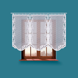 Panel biały żakardowy GUSUN 140x75