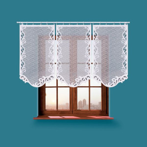 Panel biały żakardowy GUSUN 120x75