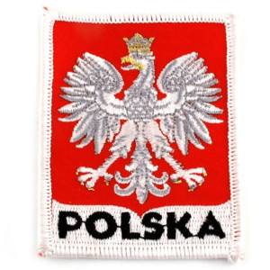 Naszywka haftowana godło Polski