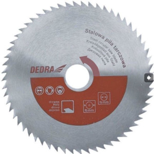 Dedra Piła Tarczowa Do Drewna Stalowa 60 Zębów 500mmx30mm Hs50060