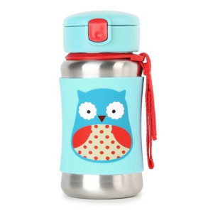 Skip Hop Stalowy bidon Sowa Zoo 350ml