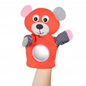 Canpol pluszowa PACYNKA z Gryzak BEARS KORAL