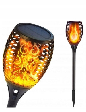 Lampa Solarna Led Pochodnia Efekt Płomienia Ogień Płomień 51Cm