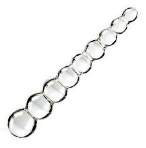Szklane Dildo 9 Kulek 22,5 Cm Analno Waginalne