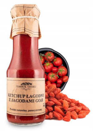 Symbol Smaku Ketchup Łagodny z Jagodami Goji 300g