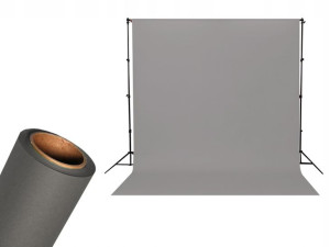 Tło Studyjne Kartonowe 1.36x5.5m Usa Storm Gray