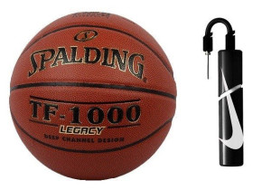 Piłka do koszykówki Spalding TF-1000 Legacy + Pompka Nike Essential