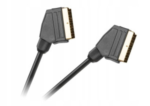 Kabel EURO-EURO eurozłącze SCART 21p 7,5m