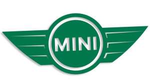 Wycinana naklejka MINI zielona
