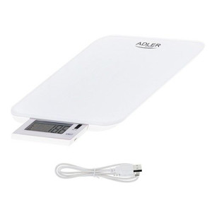 AD 3167w Waga kuchenna - 10kg - ładowana przez usb - wodoodporna ipx5