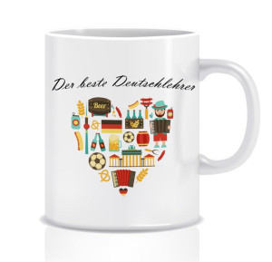Kubek z grafiką dla nauczyciela (der beste Deutschlehrer)